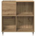 vidaXL Skrinka na gramofónové platne dub artisan 85 x 38 x 89 cm