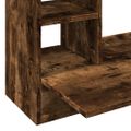 vidaXL Nástenný stolík dymový dub 105x48x75 cm kompozitné drevo