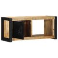 VidaXL TV skrinka 80x30x35 cm Masívne hrubé drevo Mango
