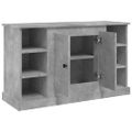 vidaXL Komoda betónovo sivá 100x35,5x60 cm spracované drevo