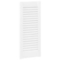 vidaXL dvierka skriniek Louvred Design 4 ks Biela 61,5x29,5 cm