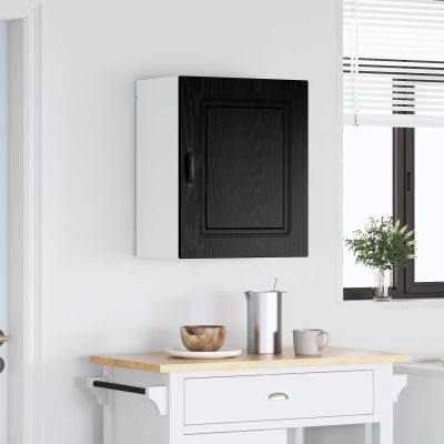 vidaXL Dvierka na umývačku Kalmar Čierny dub 50 x 31 x 60 cm