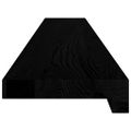 vidaXL Okenný parapet 2 ks hnedočierná 120x15x2 cm dubový masív