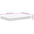 vidaXL Penový matrac stredne mäkký 100x200 cm
