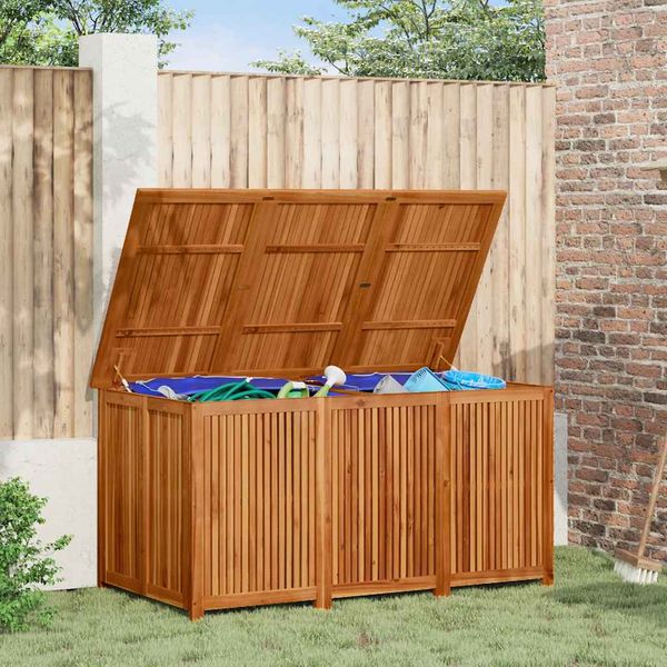 vidaXL Záhradný úložný box 150x80x75 cm masívne akáciové drevo