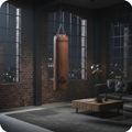 Retro boxovacie vrece DBX BUSHIDO Spartan 150 x 40 cm, 50 kg