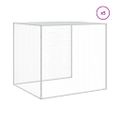 vidaXL Klietka pre kurčatá strecha bledosivá 603x98x90 cm poz. oceľ