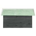 vidaXL Garáž na robotickú kosačku 72x87x50 cm sivo-biela jedľa