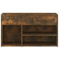 vidaXL Lavica na topánky dymový dub 80x30x45 cm spracované drevo