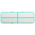 vidaXL Nafukovacia žinenka s pumpou 500x100x20 cm, PVC, zelená