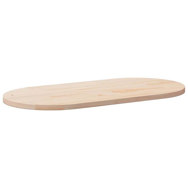 vidaXL Stolová doska 110x55x2,5 cm masívne borovicové drevo oválny tvar