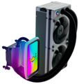 HYTE chladič CPU THICC Q60 - 240 / LGA 1851,1700,1200,AM5,AM4 / s displejem Vodní chlazení CPU, 240mm, 52mm tlouštka, 5" IPS displej 720×1280, duální cerpadla, 2× THICC FP12, Nexus Link, Intel LGA1851/1700