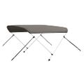 vidaXL 2-krídlová bimini strieška sivá 150x120x110 cm