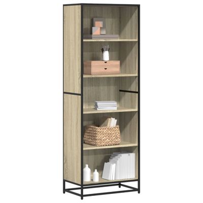 vidaXL Knižnica dub sonoma 60x35x170,5 cm kompozitné drevo