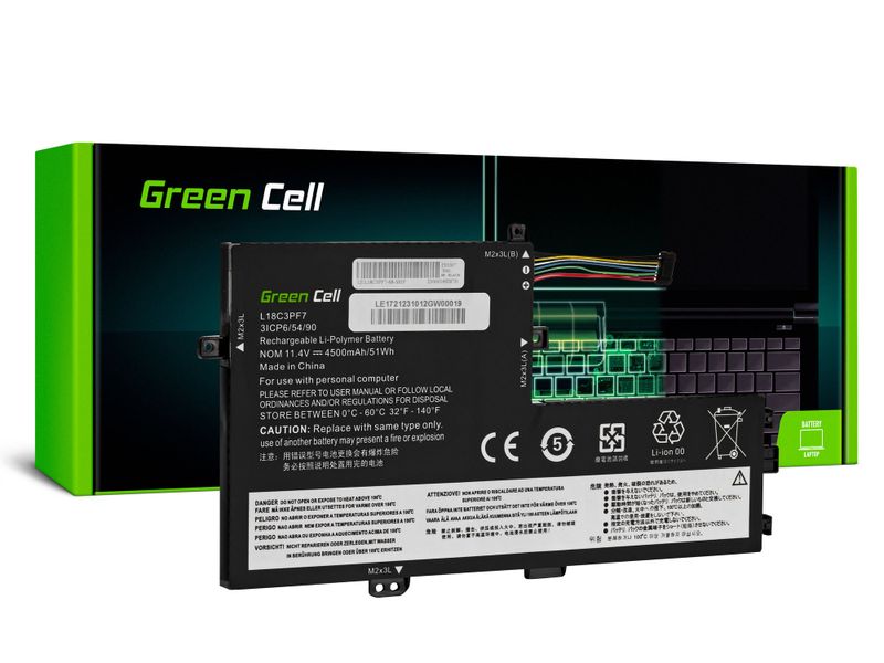 LE172 Green Cell batéria L18C3PF6 L18C3PF7 L18M3PF6 L18M3PF7 pre Lenovo IdeaPad