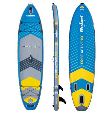 Paddleboard SUP REBEL ACTIVE RBA-4507-BL so sedátkom, modrý 11' 335x84x15 Paddleboard SUP REBEL ACTIVE RBA-4507-BL se sedátkem, modrý 11' 335x84x15