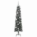 vidaXL Umelý vianočný stromček Zelená 180 cm PVC, plast a oceľ