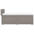 vidaXL Boxspring posteľ s matracom sivohnedý 100x200 cm látka