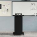 vidaXL Pódium Čierny dub Kompozitné drevo 55 x 55 x 107 cm