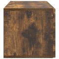 vidaXL Nástenná TV skrinka 98 x 31 x 30 cm Dymový dub Kompozitné drevo