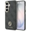 Puzdro Guess 4G Rhinestone Round Logo MagSafe pre Samsung Galaxy S26 čierne