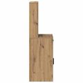 vidaXL Highboard Remeselný dub 41 x 40 x 135 cm Kompozitné drevo