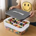 Úložný box na stavebnicu, 29 l, 4 poschodia Kruzzel 25758 Úložný box na stavebnici, 29 l, 4 patra Kruzzel 25758