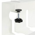 vidaXL Úložný box na káble pod stôl 2 ks Biela 43 x 10 x 15 cm Oceľ