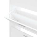 vidaXL Botník biely 63x24x103 cm spracované drevo