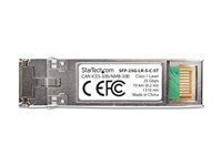 Startech Cisco SFP-25G-LR-S Compatible SFP28 Module, 25GbE Single Mode Fiber (SMF), 1310nm Tx/Rx, LC Connector, 10km (6.2mi), MSA-Compliant - 25GBASE-LR, 25 Gigabit Optical Transceiver, DDM/DOM Support (SFP-25G-LR-S-C-ST) - Transceiver modul SFP28 (odpovídá: Cisco SFP-25G-LR-S) - 25GbE - 25GBase-LR - jednoduchý režim LC - až 10 km - 1310 nm