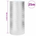 vidaXL Reflexná fólia za radiátor Strieborná 25 x 1 m Polyetylén