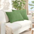 vidaXL Vankúše na pohovku 2 pcs Svetlo zelená 70 x 50 cm