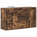 vidaXL Servírovacia skriňa Dymová dub 120 x 36 x 69 cm