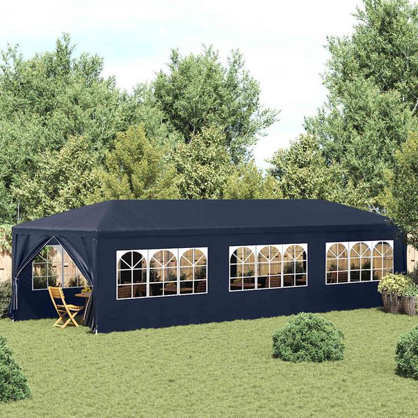 vidaXL Párty stan 3x9 m, modrý