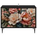 vidaXL TV skrinka BORNE 69 x 33 x 50,5 cm Čierny dub Kompozitné drevo