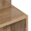 vidaXL Bočný stôl Dub artisan Ø 39,5 x 55 cm Kompozitné drevo