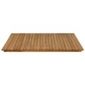 vidaXL Vrchná doska 90 x 90 x 3,5 cm Štvorcový Husté teakové drevo