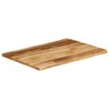 vidaXL Stolová doska živá hrana 70x60x3,8 cm masívny surový mangovník
