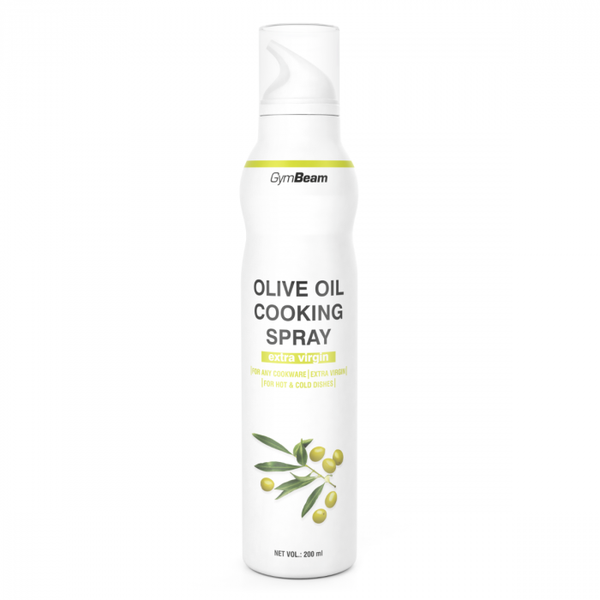 Extra panenský olivový olej v spreji - GymBeam, 200 ml