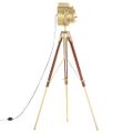 vidaXL Lampa na statíve, mangový masív 193 cm