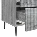 vidaXL Nočný stolík Sivá sonoma 43 x 34,5 x 47,5 cm Kompozitné drevo