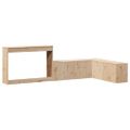 vidaXL Nočný stolík s písacím stolom 232x112x75 cm, borovica