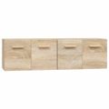 vidaXL Nástenné skrinky 2 ks dub sonoma 60x36,5x35 cm spracované drevo