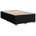 vidaXL Boxspring posteľ s matracom čierna 120x190 cm látka