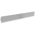vidaXL Obrubník trávnika 10 ks 103 x 15 cm Oceľ Strieborná