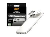 PanzerGlass FENDER Apple iPhone 17 Pro strieborný ochranný hliníkový prvok fotoaparátu
