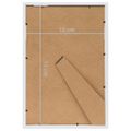 vidaXL Fotorámiky na stôl, koláž 10 ks, biele 10x15 cm, MDF