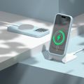 Etteri Silikónové Mag puzdro pre iPhone 15 Pro Max 6,7" svetlomodré