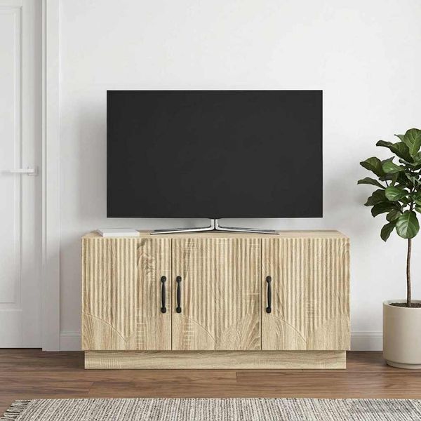vidaXL TV skrinka Dub sonoma 99 x 34,5 x 47 cm Kompozitné drevo