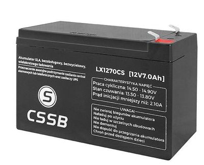 Batéria olovená 12V/7,0Ah LTC LX1270CS gélový akumulátor